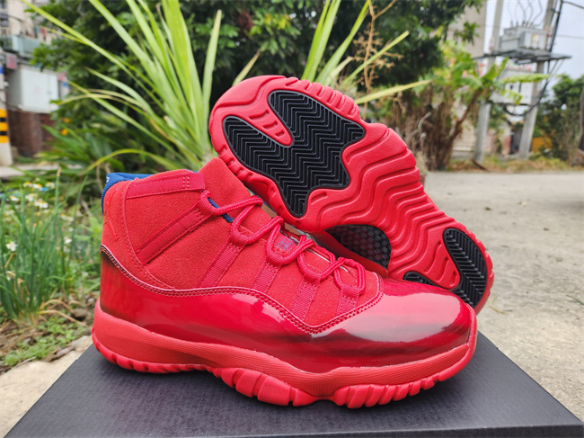 Men's Running weapon Air Jordan 11 Red Shoes 076 Men's Running weapon Air Jordan 11 Red Shoes 076